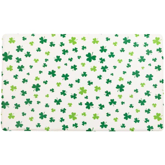 29.5" Shamrocks St. Patrick's Day Kitchen Comfort Mat